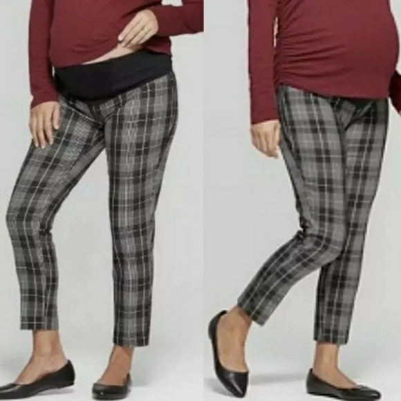 plaid pants size 16